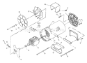 Part Location Diagram of 64889 Generac OBS STATOR ASM 5000